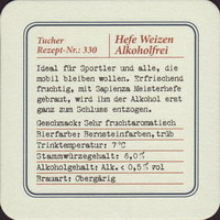 Beer coaster tucher-brau-50-zadek