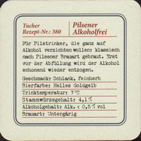 Beer coaster tucher-brau-51-zadek