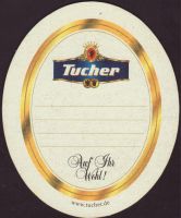 Beer coaster tucher-brau-59-zadek