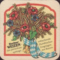 Beer coaster tucher-brau-74-zadek