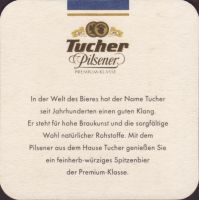 Beer coaster tucher-brau-76-zadek