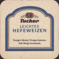 Beer coaster tucher-brau-77-zadek