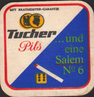 Beer coaster tucher-brau-93-oboje