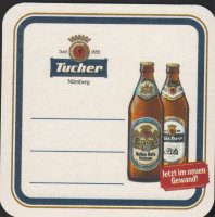 Beer coaster tucher-brau-94-zadek