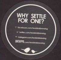 Beer coaster two-birds-1-zadek