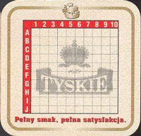 Beer coaster tyskie-10-zadek