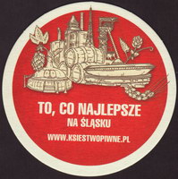 Beer coaster tyskie-100-zadek