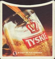 Beer coaster tyskie-104-zadek