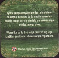 Beer coaster tyskie-119-zadek