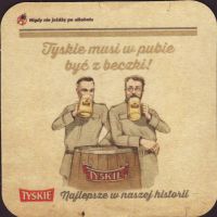 Beer coaster tyskie-120-zadek