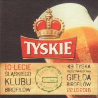 Beer coaster tyskie-141-small