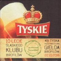 Beer coaster tyskie-142-small