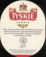 Beer coaster tyskie-15-zadek