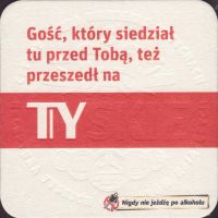 Beer coaster tyskie-154-zadek-small