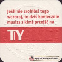 Beer coaster tyskie-174-zadek