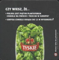 Beer coaster tyskie-189-zadek-small