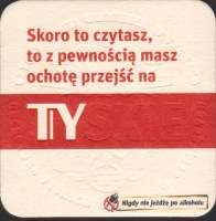 Beer coaster tyskie-190-zadek