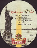 Beer coaster tyskie-71-zadek