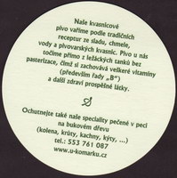 Beer coaster u-komarku-1-zadek