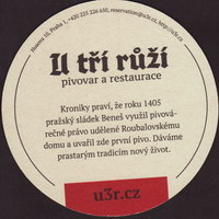 Beer coaster u-tri-ruzi-2-zadek