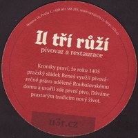 Beer coaster u-tri-ruzi-6-zadek