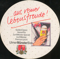 Beer coaster ulm-munster-4-zadek