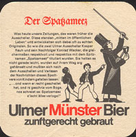 Beer coaster ulmer-munster-1-zadek