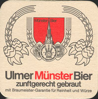 Beer coaster ulmer-munster-1