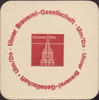 Beer coaster ulmer-munster-18-oboje