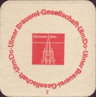 Beer coaster ulmer-munster-19-oboje