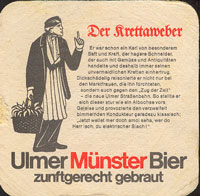 Beer coaster ulmer-munster-2-zadek
