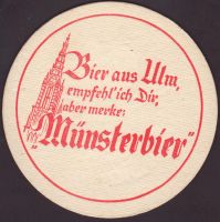Beer coaster ulmer-munster-8-zadek