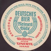 Beer coaster unertl-weissbier-2-zadek
