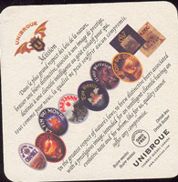 Beer coaster unibroue-1-zadek