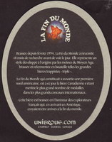 Beer coaster unibroue-14-zadek-small