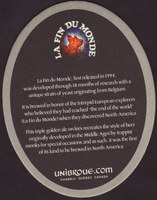 Beer coaster unibroue-16-zadek-small