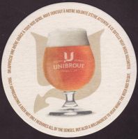 Beer coaster unibroue-23-zadek