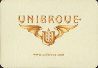 Beer coaster unibroue-7-small