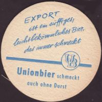 Pivní tácek unionbrauerei-gross-gerau-1-zadek