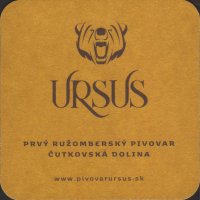 Beer coaster ursus-12-zadek