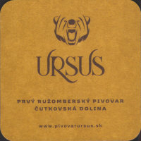 Pivní tácek ursus-13-zadek