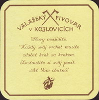 Beer coaster valassky-pivvoar-v-kozlovich-3-zadek