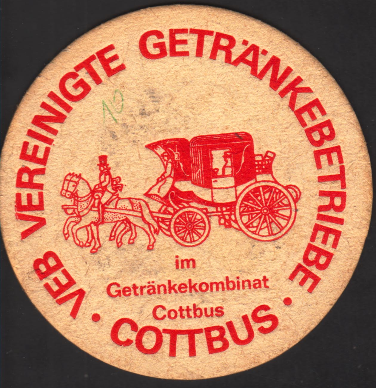 Beer coaster veb-brauerei-cottbus-1