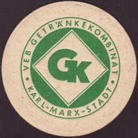 Beer coaster veb-getrankekombinat-karl-marx-stadt-3