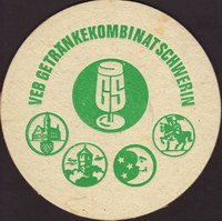 Beer coaster veb-getrankekombinat-schwerin-1