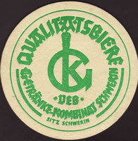 Beer coaster veb-getrankekombinat-schwerin-2