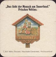 Beer coaster veltins-71-zadek