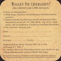 Pivní tácek vereinigte-karntner-84-zadek