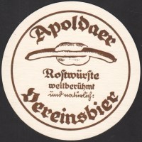 Beer coaster vereinsbrauerei-apolda-53-zadek-small