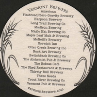 Pivní tácek vermont-brewers-association-2-zadek